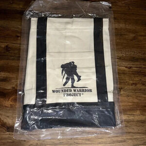 WWP Wounded Warrior Project NWT Canvas Tote Bag